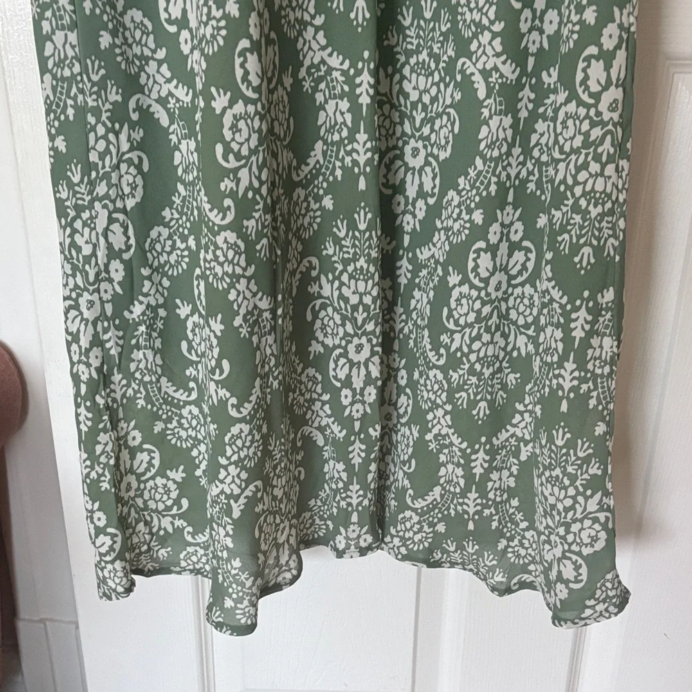Abercrombie Green Floral Dress
